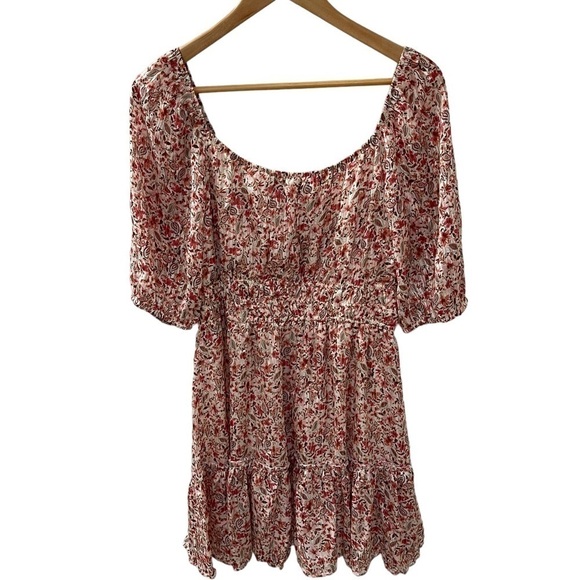 Trixx Clothing Company fit and flare Boho dress with ruched waist, size Xl - Picture 1 of 4